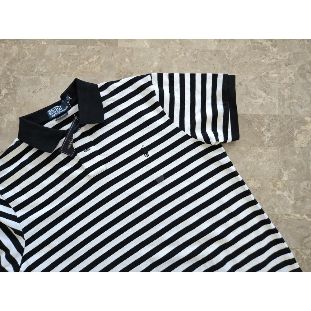 BRAND NEW Polo Ralph Lauren Nautical Striped Polo Shirt Classic Coastal Mens L